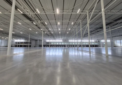 Binnenkant logistiek centrum Gouda